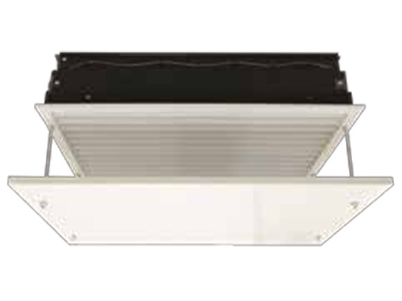 バッフル板付吹出口